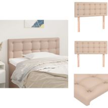 Tête de lit Cappuccino 100x5x78/88 cm Similicuir - Tête De Lit - Tête De Lit Capitonnée - Tête De Lit Moderne - Tête De Lit Élégante - Tête De Lit