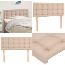 Tête de lit Cappuccino 100x5x78/88 cm Similicuir - Tête De Lit - Tête De Lit Capitonnée - Tête De Lit Moderne - Tête De Lit Élégante - Tête De Lit