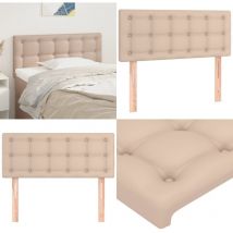 Tête de lit Cappuccino 80x5x78/88 cm Similicuir - Tête De Lit - Tête De Lit Capitonnée - Tête De Lit Moderne - Tête De Lit Élégante - Tête De Lit