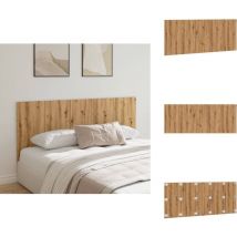 Tête de lit chêne artisanal 200x1,5x80 cm bois d'ingénierie - Tête De Lit - Têtes De Lit - Tête De Lit Pour Lit Double - Tête De Lit De Chambre à