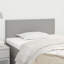 Maison Chic - Tête de lit Design industriel - Pour Lit adulte - Gris clair 100x5x78/88 cm Tissu Chic-231258