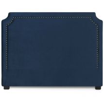 Intensedeco - Tête de lit Diana Velours 160cm Bleu Foncé