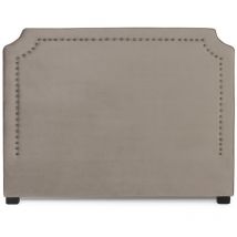 Intensedeco - Tête de lit Diana Velours 160cm Taupe