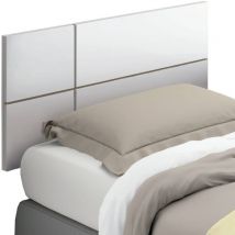 Muebles Pitarch - Tête de lit Nova Chambre à coucher pour jeunes Chambre à coucher moderne pour enfants Style moderne Blanc (mat) 100x50 cm