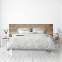 Mega Decor - Cabecero Cama pvc Decorativo Económico Textura Madera Tablas Horizontales Roble Clara Varias Medidas (100 cm x 100 cm)