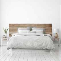 Mega Decor - Cabecero Cama pvc Decorativo Económico Textura Madera Tablas Horizontales Roble Clara Varias Medidas (150 cm x 60 cm)