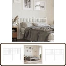 Tête de lit métal blanc 140 cm - Tête De Lit - Tête De Lit Métal - Tête De Lit Blanche - Literie - Meuble De Chambre