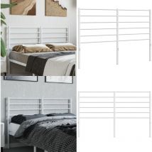 Tête de lit métal blanc 140 cm - tête de lit - têtes de lit - Home & Living