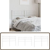 Tête de lit métal blanc 150 cm - Tête De Lit - Tête De Lit Blanche - Tête De Lit Métal - Literie - Meuble De Chambre