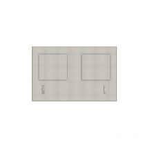 Andre Renault - Tête de lit Modern 120cm xl tissé opale