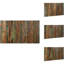 Tête de lit multicolore 140 cm bois massif récupération - Tête De Lit - Têtes De Lit - Panneau De Tête De Lit - Tête De Lit En Bois