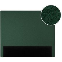 Loungitude - Tête de lit numa en tissu bouclette - Vert foncé - Largeur 160 cm