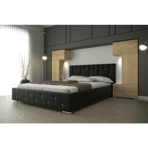 Tête de lit Armoire - pont de lit panama 3/21S/M5 chêne sonoma 282-322x159x35cm