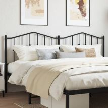 Design In - Tête de lit pour lit adult Décoration murale métal noir 160 cm CFW940224