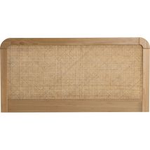 Tête De Lit Smoothcloud 160 Cm En Cannage Et Bois Naturel
