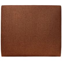 Sommeil De Plomb - Tete de lit Tapissée Bouclette Terracotta l 150 cm - Ep 10 cm rembourré