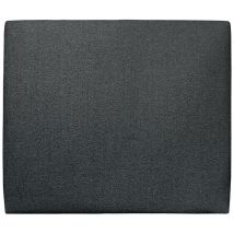 Tete de lit Tapissée Bouclette Noir L 200 cm - Ep 10 cm rembourré