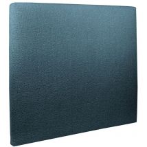 Tete de lit Tapissée Bouclette Bleue L 160 cm - Ep 10 cm rembourré