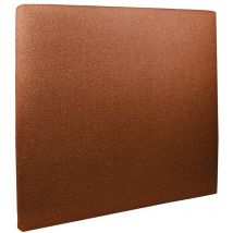 Sommeil De Plomb - Tete de lit Tapissée Bouclette Terracotta l 140 cm - Ep 10 cm rembourré