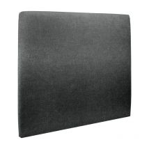 Sommeil De Plomb - Tete de lit Tapissée Tissu Gris anthracite l 150 cm - Ep 10 cm rembourré
