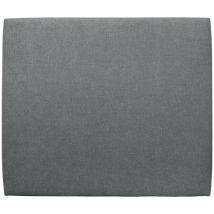 Sommeil De Plomb - Tete de lit Tapissée Tissu Gris anthracite l 160 cm - Ep 10 cm rembourré