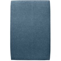 Sommeil De Plomb - Tete de lit Tapissée Tissu Bleu l 90 cm - Ep 10 cm rembourré