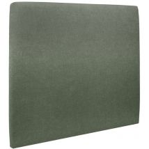 Sommeil De Plomb - Tete de lit Tapissée Tissu Vert l 140 cm - Ep 10 cm rembourré