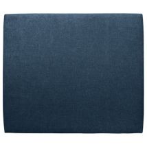 Sommeil De Plomb - Tete de lit Tapissée Tissu Bleu l 135 cm - Ep 10 cm rembourré