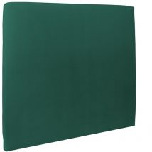 Sommeil De Plomb - Tete de lit Tapissée Velours Vert l 140 cm - Ep 10 cm rembourré