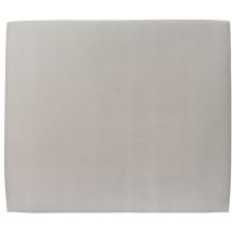 Sommeil De Plomb - Tete de lit Tapissée Velours Gris clair l 160 cm - Ep 10 cm rembourré