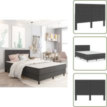Tête de lit touffetée Gris foncé Tissu 140x200 cm - Tête De Lit - Têtière De Lit - Literie - Meuble Chambre - Mobilier Chambre