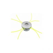 Tete Debroussailleuse Universelle, Tete Debroussailleuse 4 Fils, Aluminium Tete Fil Débroussailleuse Accessoire de Débroussailleuse pour Tondeuse à