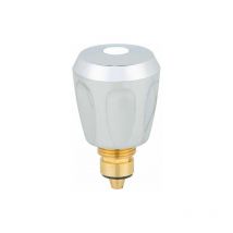 KWC - Tete rob. G3/8' avec poignee,neutre, chromee/blanc n° fabricant:148.41 z 347