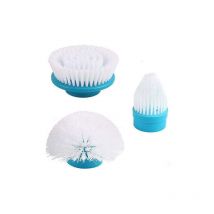 Têtes de brosse de rechange pour épurateur Hurricane Spin Scrubber avec ensemble multifonction de 3 (plat, dôme, coin) et adaptateur