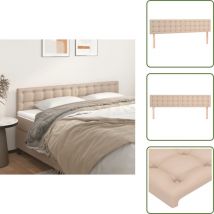 Têtes de lit 2 pcs Cappuccino 90x5x78/88 cm Similicuir - Tête De Lit - Tête De Lit Capitonnée - Meuble De Chambre - Literie - Décoration Chambre