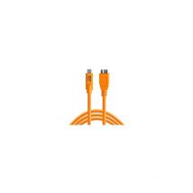 Tether Tools CUC3315-ORG cable USB 4,6 m USB 3.2 Gen 1 (3.1 Gen 1) USB A Micro-USB B Naranja