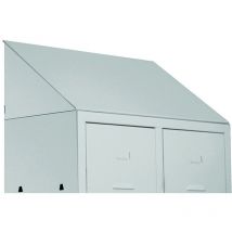 Tetto inclinato per armadio sporco/pulito - 2 ante, cm.50x50