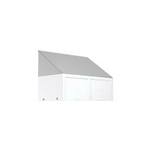 Tetto x armadio sporco pulito inclinato Prometal vern grigio posti 1 mm 500x500 Prometal