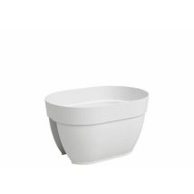 Artevasi Balkon-jardinière Capri Campana - 40 Ma - Weiß - 39 X 25,6 X 22,5 Cm
