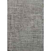 Thedecofactory - textura kare - Tapis moderne à motifs carrés beige ivoire 120x170
