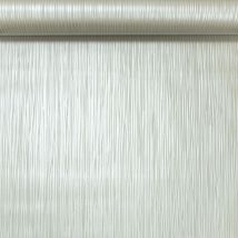 Rasch - Plain Metallic Silver Taupe Sheen Textured Non Woven Wallpaper