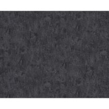 Edem - Textured wallpaper wall 410ST19 hot embossed non-woven wallpaper slightly textured Ton-sur-ton and metallic highlights anthracite grey brown