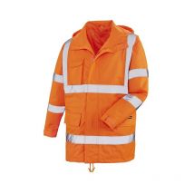 4102 Warnschutz-Regenjacke barrie Gr. xxl leuchtorange Wasserdic - Texxor