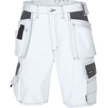 Texxor - Canvas Arbeits-Shorts bermuda weiß/grau 52 4344
