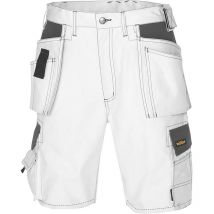 Canvas Arbeits-Shorts bermuda weiß/grau 44 4344 - Texxor