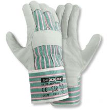 Texxor - Rindvollleder-Handschuh montblanc i Leder natur Cat.2, 115808 Gr.08