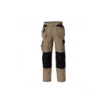 Panama Bundhose, khaki/schwarz 431252 Gr.52 65% Poly. 35% Baumw. - Texxor