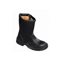 S3-Winterreißverschlussstiefel zipper schwarz/grün 634047 Gr.47 - Texxor