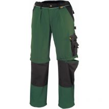 Canvas (320 g/m²) 2-in-1 Bundhose tobago grün/schwarz 90 8355 - Texxor
