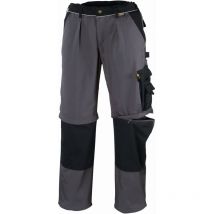 Texxor - Canvas (320 G/m²) 2-in-1 Bundhose Tobago Grau/schwarz 27 8357